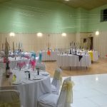Event round tables white dancefloor