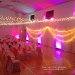 Wedding ceremony lights