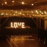Wedding evening love lights 2